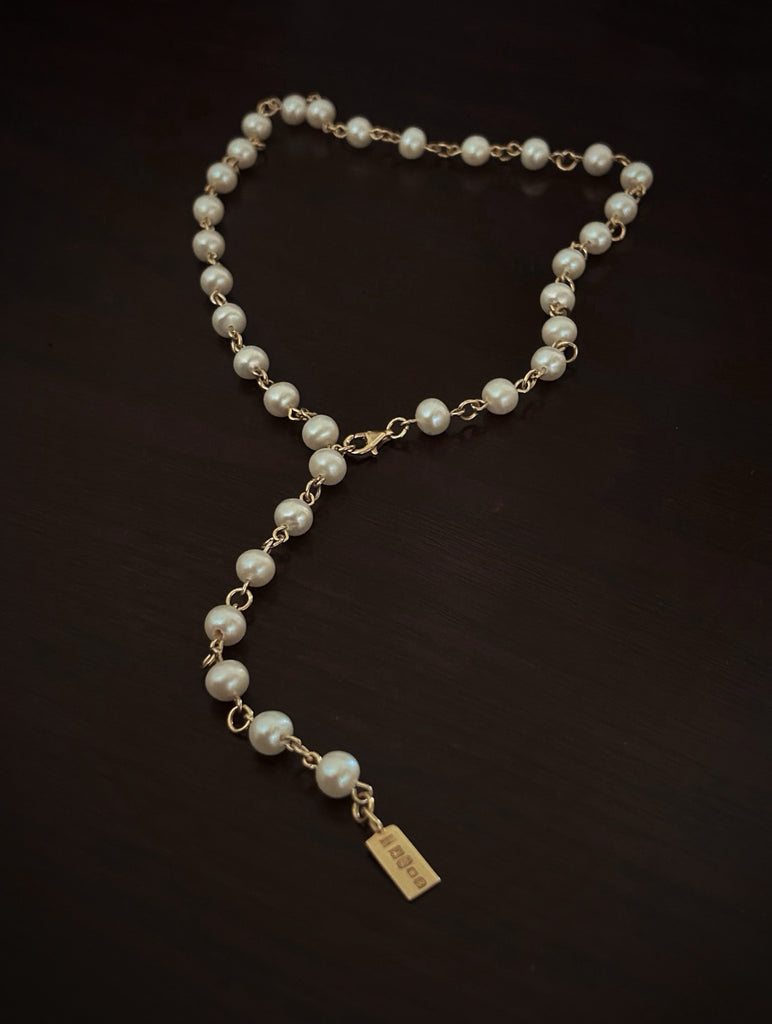 adjustable pearl necklace